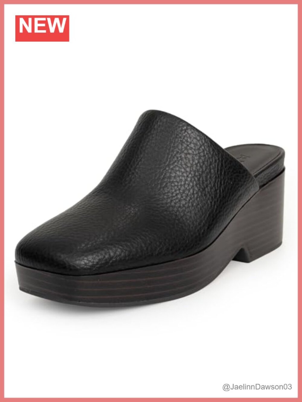 Aerosoles Chata Mules & Clogs Stacked Heel Square Toe Ortholite Faux Leather